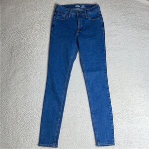 Old Navy Rockstar Denim Jeans Skinny High Rise secret, slim pocket Size 0